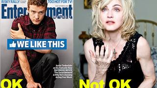 Timberlake's Veins, Unlike Madonna's, Are Just Fine For Publication